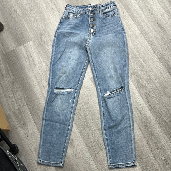 Abound High Rise Light Blue Women's Jeans - Picture 1 of 8